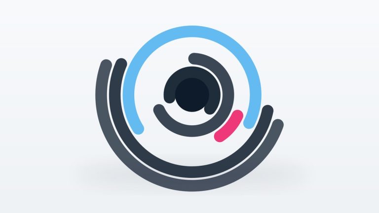 Abstract geometric illustration of concentric rings with one segment picked out.